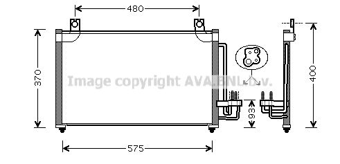 AVA QUALITY COOLING Lauhdutin, ilmastointilaite KA5031